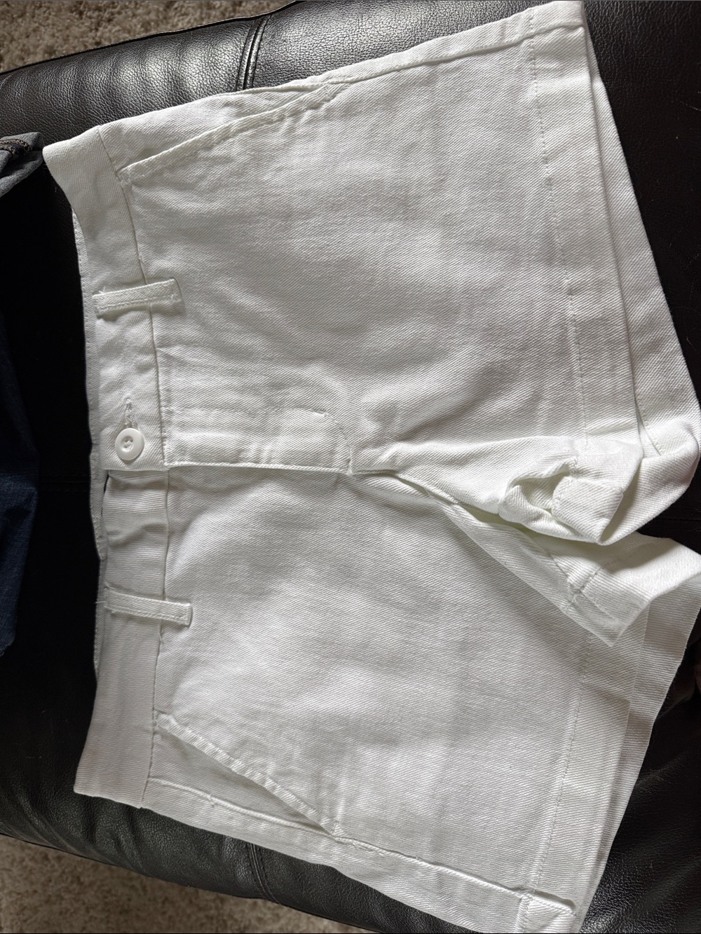 BCBG White Flat-Front Women's Shorts